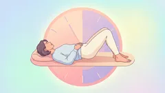 Jak se zbavit vyčnívajícího břicha pohodlně v leže: cvičení „Pánevní hodiny“